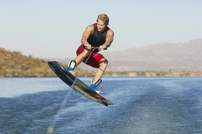 fins on a wakeboard